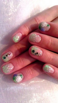 初夏！！爽やかネイル