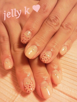 レオパード柄nail