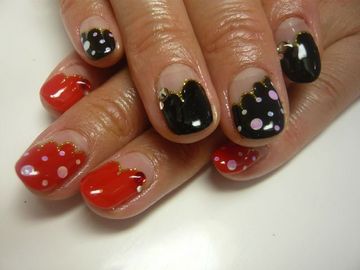 スカラップフレンチネイル