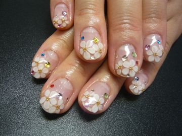 お花ネイル