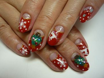 クリスマスネイル