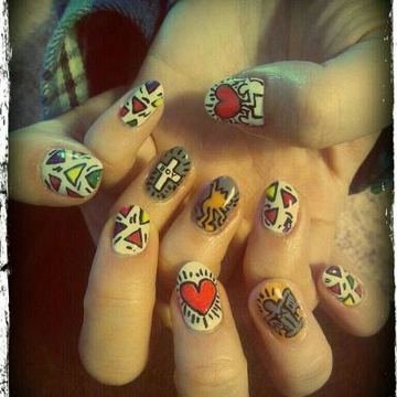 Keith Haring nail★