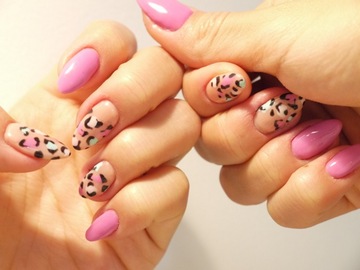 ♡popレオパードnail♡