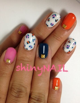 カラフルヒョウ柄