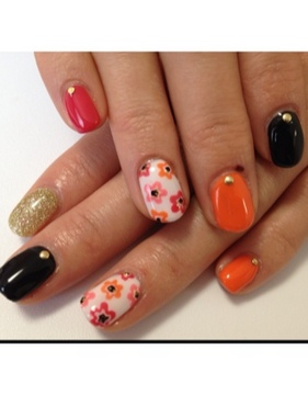 花柄が可愛い！