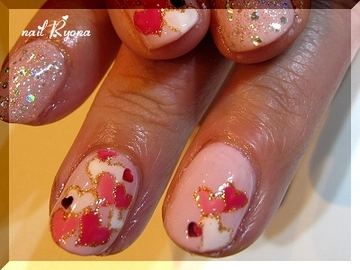 ハートハート乙女ネイル(7,800円)