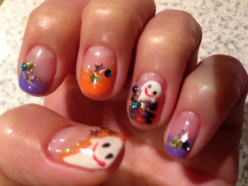 ハロウィンネイル