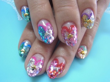 ぎらぎらネイル