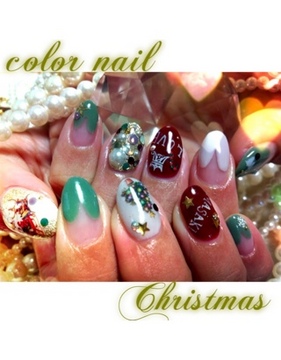 Christmas＊嵐ネイル