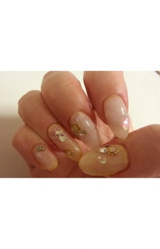 冬のホワイトネイル☆