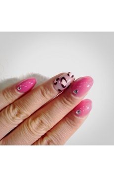Pink and leopard