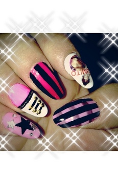 A.B.C-Z衣装風ネイル