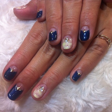 Navy×Marble