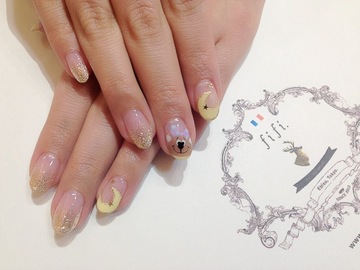 ラメグラデーション