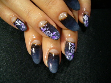 フレンチ×グラデーション