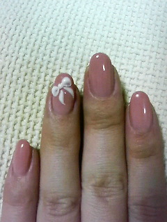 ピンクにリボン
