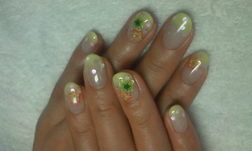 押し花ネイル