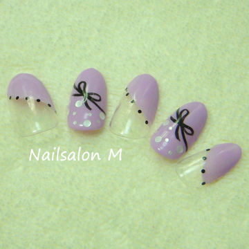手描きリボンNAIL