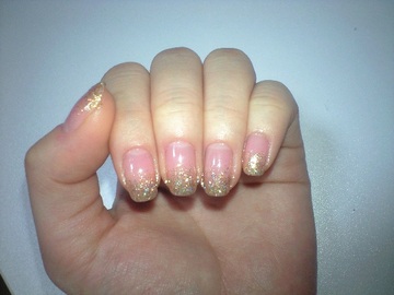 ゴールドラメグラデ