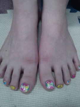 ビビットタイダイＦｏｏｔ☆