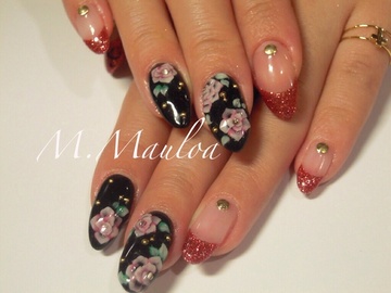 ラメフレンチ@M.Mauloa