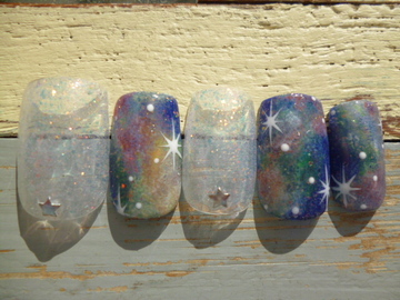 宇宙ネイル♡