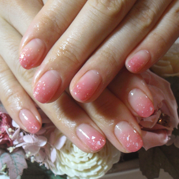 グラデ＆ホワイトシェル