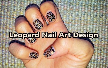 Leopard Nail Art Design
