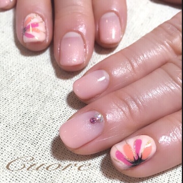 ピーコック風お花