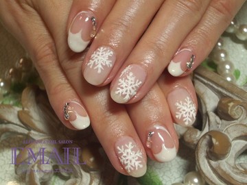 バレンタインネイル