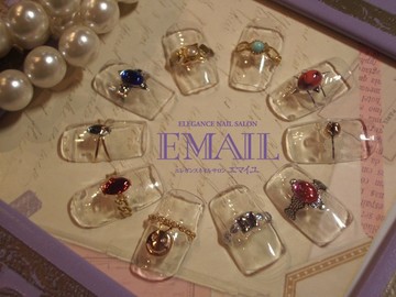 2月キャンペーンネイル『デザインリング』