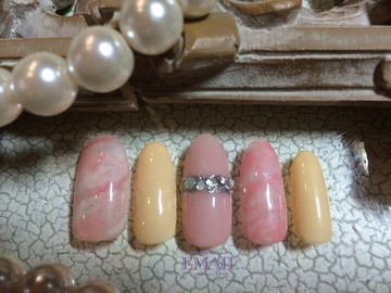 天然石風マーブル