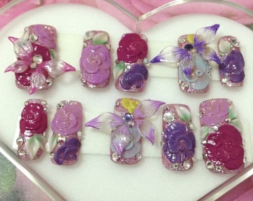☆３Ｄ薔薇×立体蝶☆
