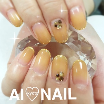 キャメル♡グラデーション