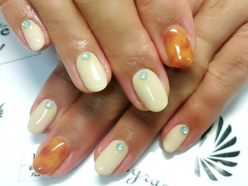 べっ甲ネイル☆