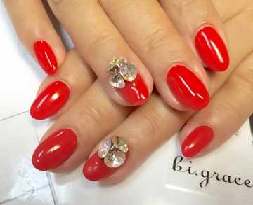 レッドネイル(^_-)-☆