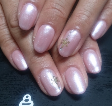 雪の結晶ネイル