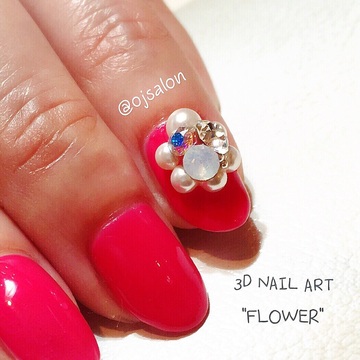 3D Nail Art スワロフスキー