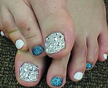 夏フットキラキラ