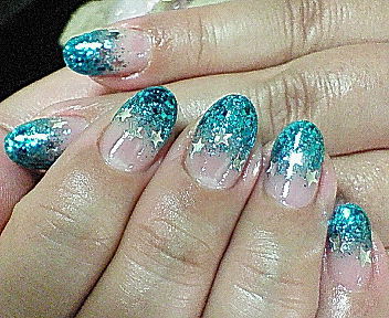 ２段ラメでキラキラ！！