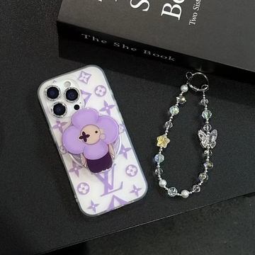 可愛しルイヴィトン パープルモノグラム iPhone17