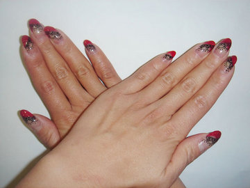 ☆レッドフレンチ×レースNail☆