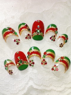 クリスマスネイル