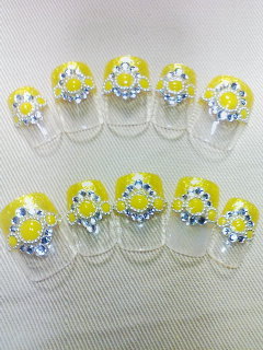 イエローラメフレンチ