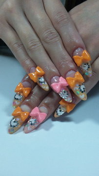 リボン×ハート