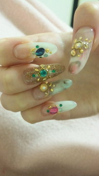 マーブルnail