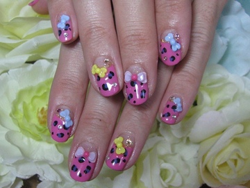 バービーピンクと豹柄