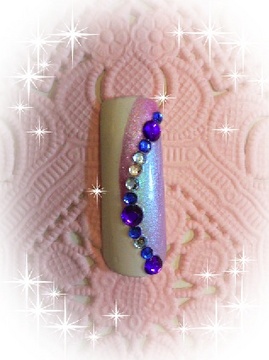 涼しげなライン