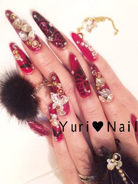 成人式 Nail スカルプ Yuri のネイル ネイルクルー