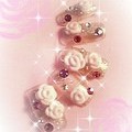 クリア３D薔薇ネイル